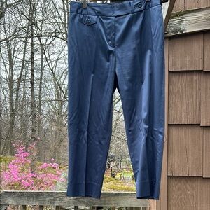 SOLD Oscar de la Renta Blue Dress pants with Tailored Fit